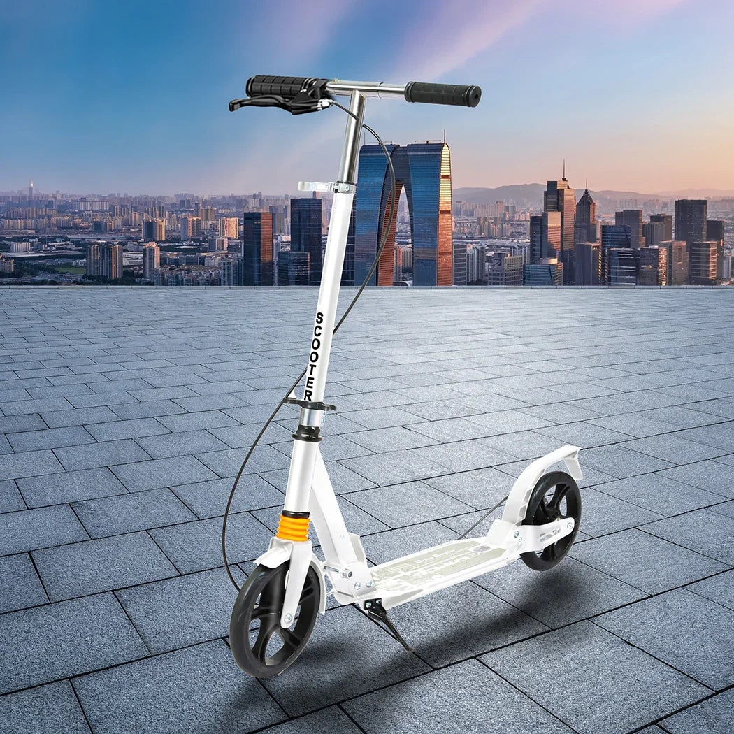MONVELO Adult Commuter Foldable Scooter White-2029387251418533894