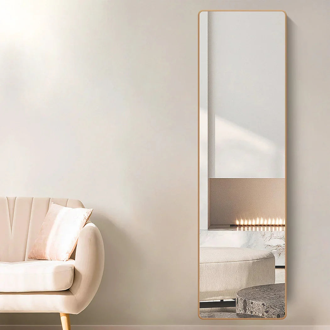 Yezi Wall Mounted Full Length Mirror-2006732866939129863