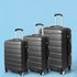 Slimbridge 3PC Luggage sets Suitcase Dark Grey-2006733066512502791