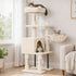 Pawz Cat Tree Cat Tower Multi-Level Cat Bed Cat Scratching Post 125cm Beige-2100034991751827463