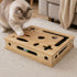 Pawz Cat Nail File Scratcher Large Solid Wood with Toy Balls for Indoor Cats-2100034993945448455