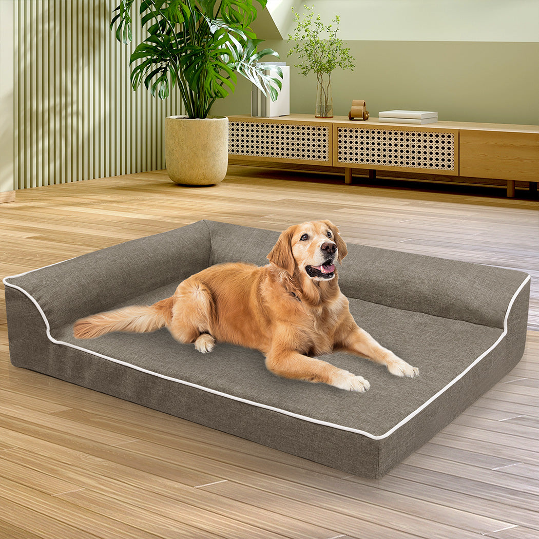 Pawz Orthopedic Dog Bed XXL Coffee-1894516776625115143