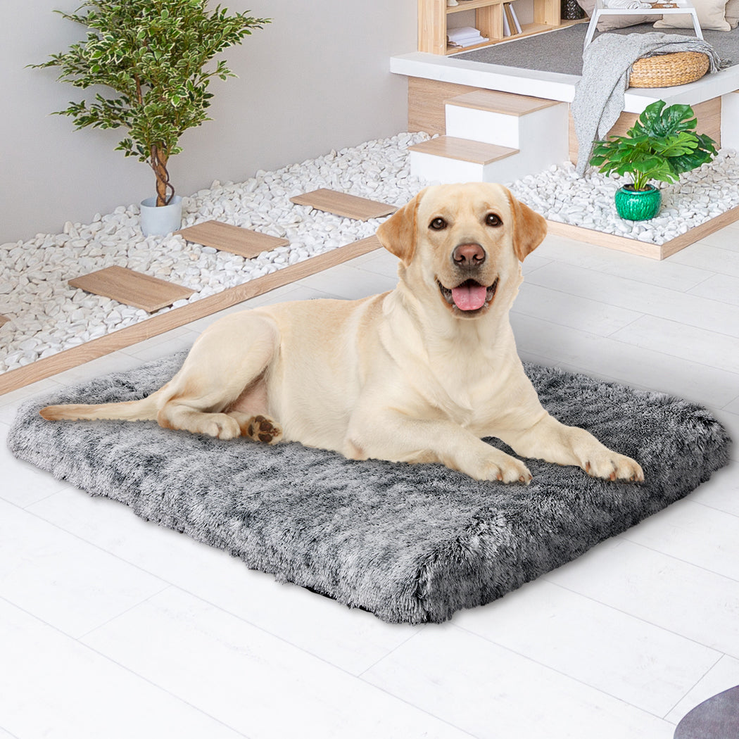 PaWz Dog Mat Pet Calming Bed Memory L Charcoal Large-2029387227708133383