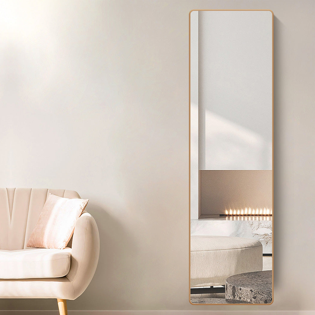 Yezi Wall Mounted Full Length Mirror-1910112235645177863