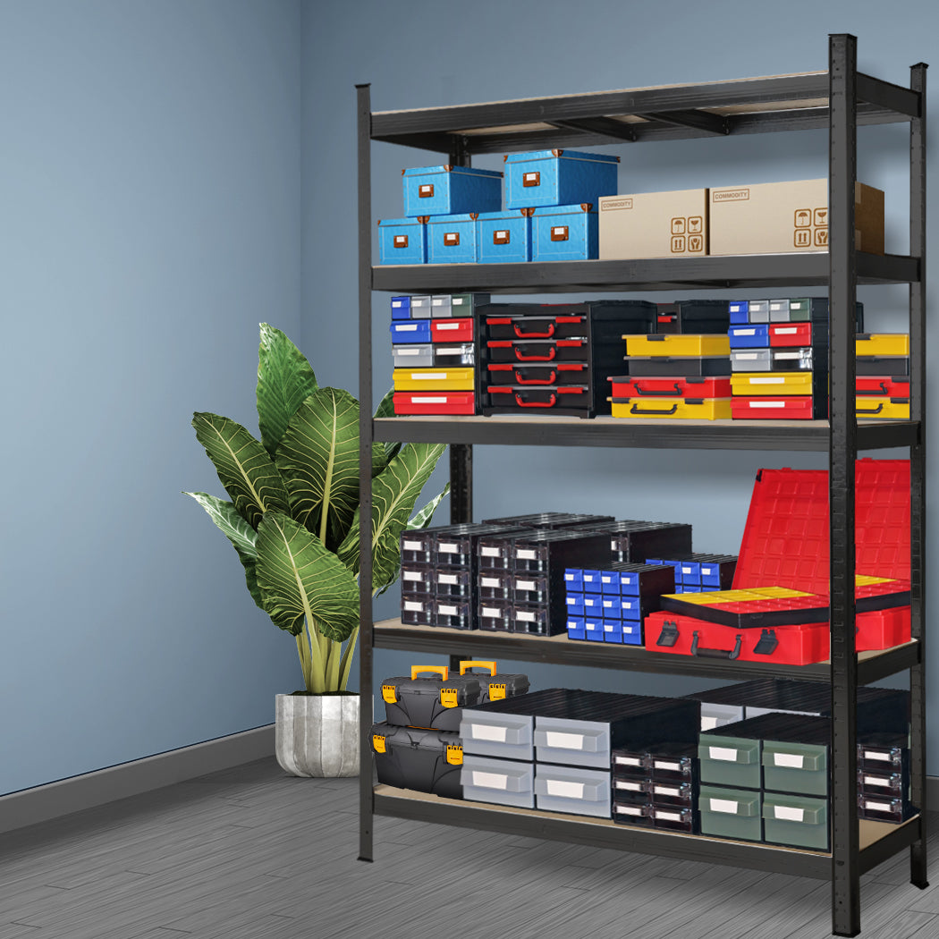 Traderight Warehouse Shelving Shelves Black-1910113124594356231
