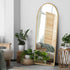 Yezi Floor Mirror Full Length Mirrors 1.8M Gold White-2006733284486287367