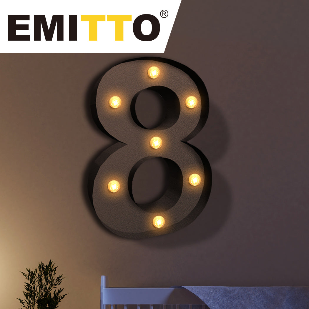 LED Metal Number Lights Free Standing-1973194151071715335