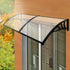 Mountview Window Door Awning Outdoor 1M X 2.4M Transparent 1x2.4M-2006733104311570439