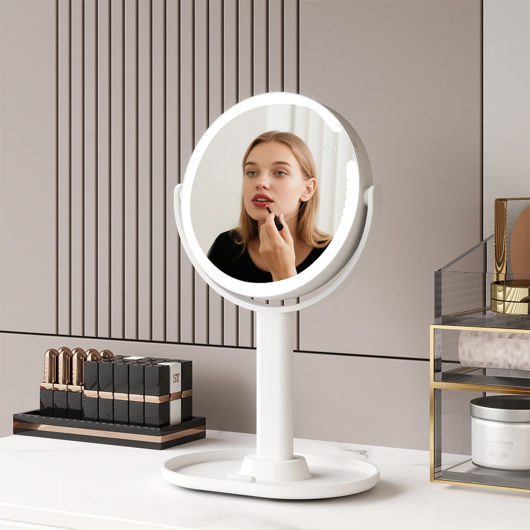 Yezi 10x Magnifying Makeup Mirror with LED Light-1973194190204571655