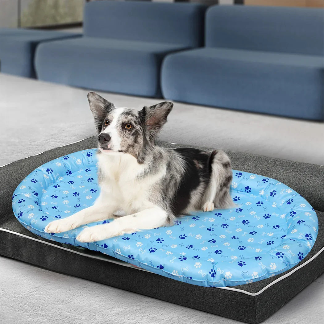 Pawz Pet Cooling Mat L Blue-2006732882885873671