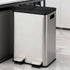 Toque 60L Pedal Bin Kitchen Waste Can Recycling Dustbin-2065254654480093191