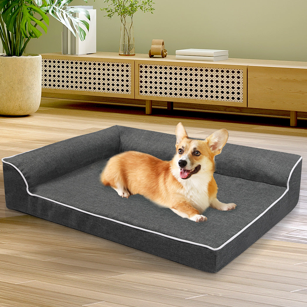 Pawz Orthopedic Dog Bed L Grey