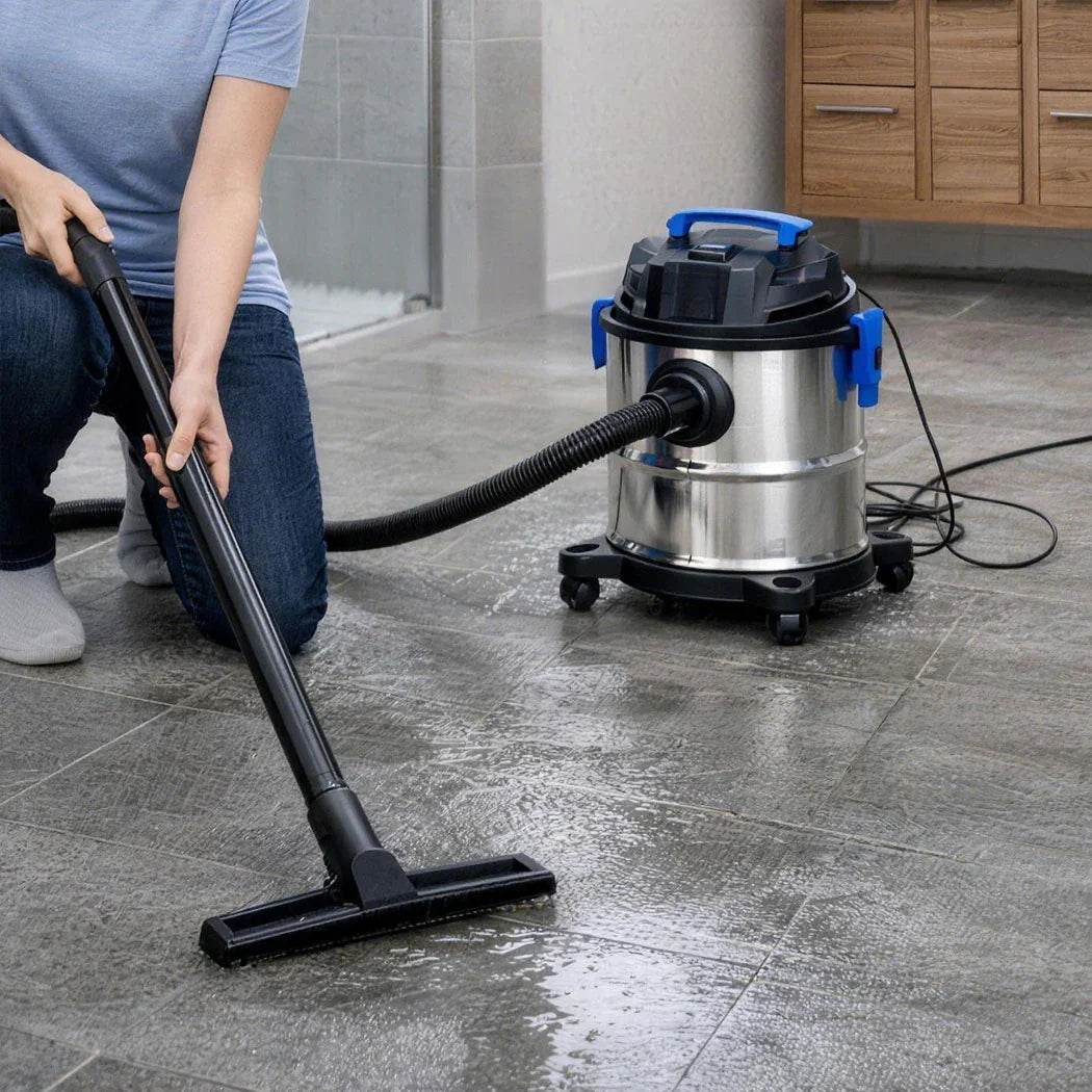Spector 20L Wet Dry Vacuum Cleaner Blower Floor Carpet HEPA Filter Garage 1200W-2050059019095248903