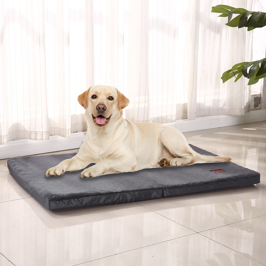 PaWz Pet Bed Foldable Dog Puppy Beds Grey X-Large-1973193902429179911