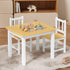 Bopeep Kids Table and Chairs Set Wooden 3PCS Study Play-2006732702165897223