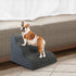 Pawz 3 Steps Pet Stairs Dog Ramp High Density Foam Grey-2029387207948767239