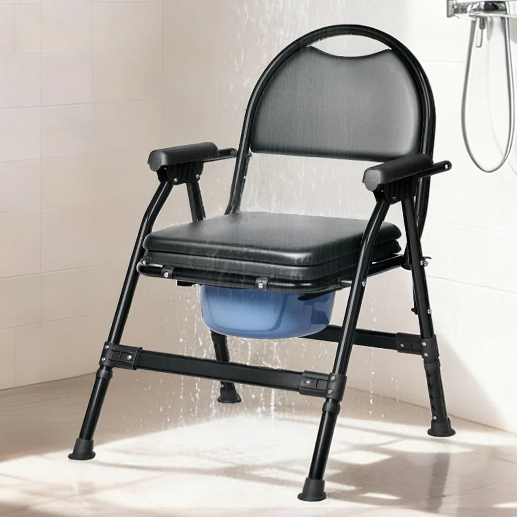 Levede Shower Tiolet Commode Chair Bedside Seat Elderly Pregnant Disability Aid-2050056758503804935