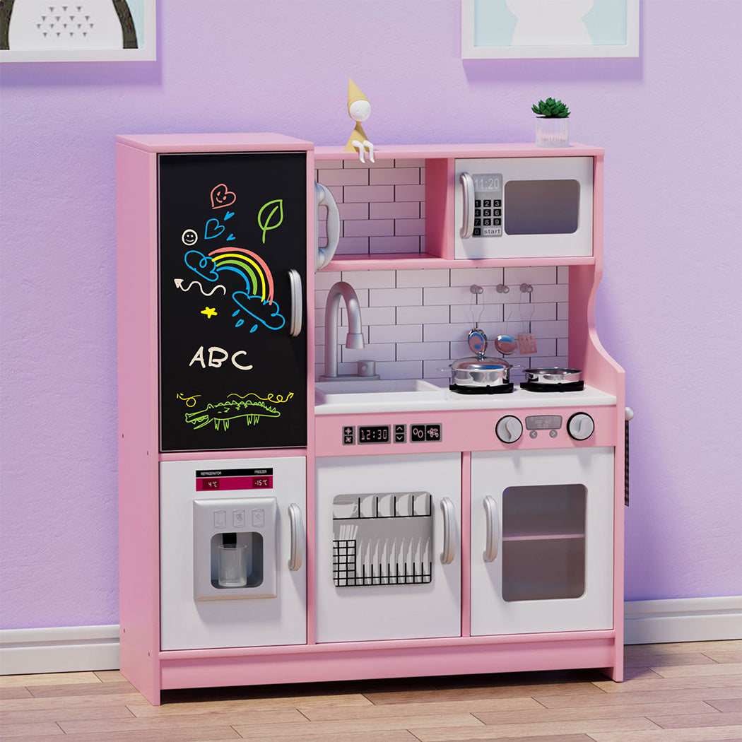 Bopeep Kids Kitchen Set Wooden Pretend Play Cooking Toy-1919892815119257607