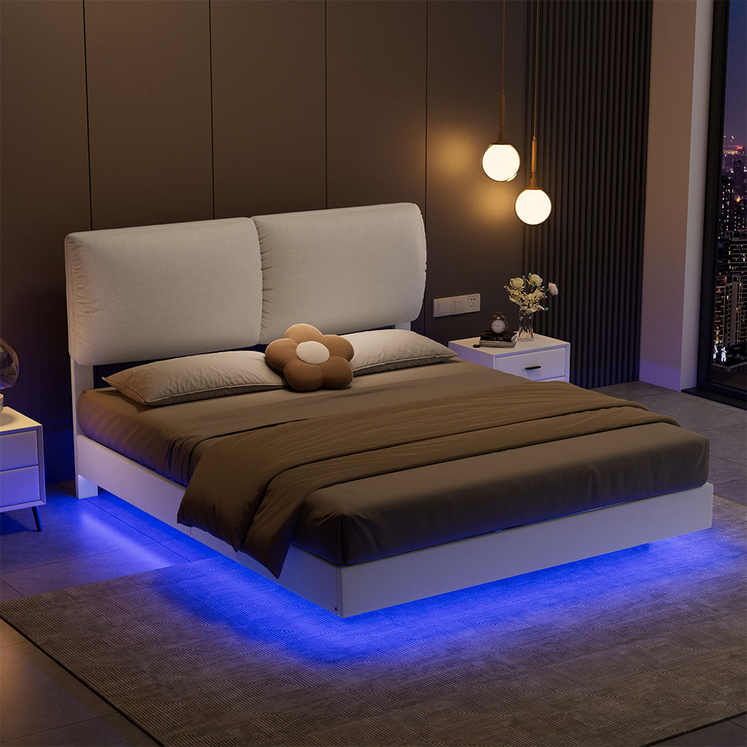 Levede Queen Floating Bed Frame-1894516756874137607