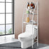 Dutxa 3 Tier Over Toilet Storage Shelf White-2006733188558360583