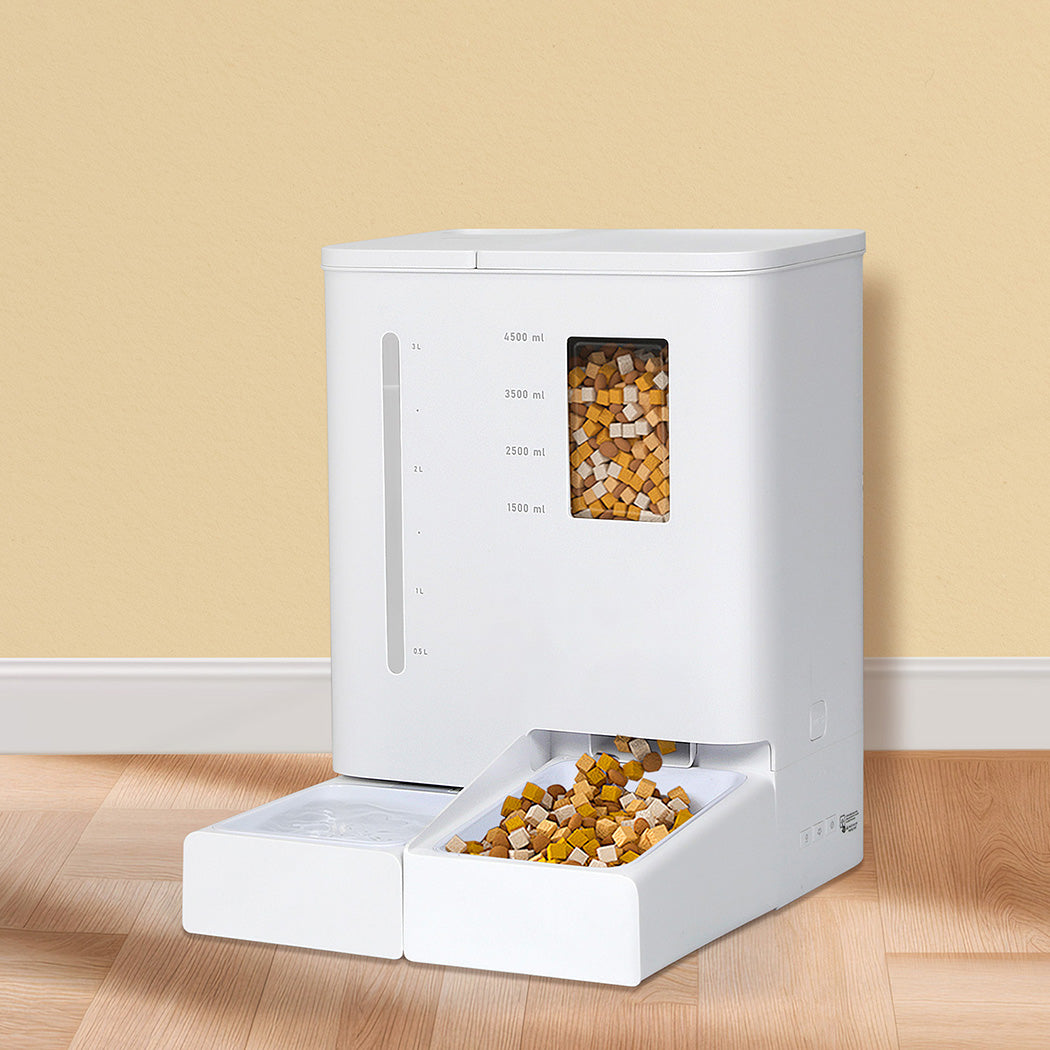 Pawz 2-in-1 Automatic Pet Cat Dog Feeder Water Set-1919278360987570183