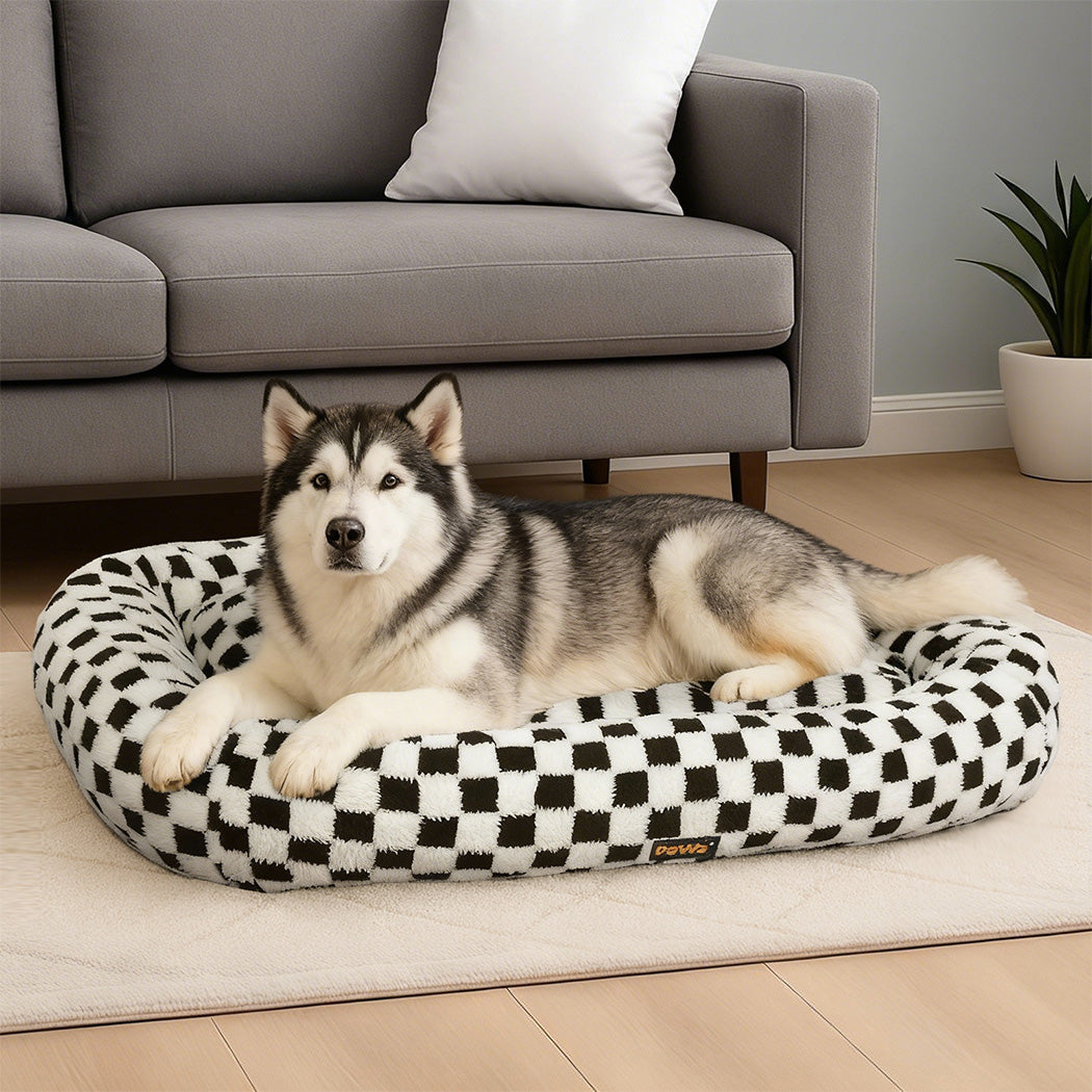 Pawz Dog Bed Calming Pet Plush Bed Soft Washable Bed-2050056799654121479
