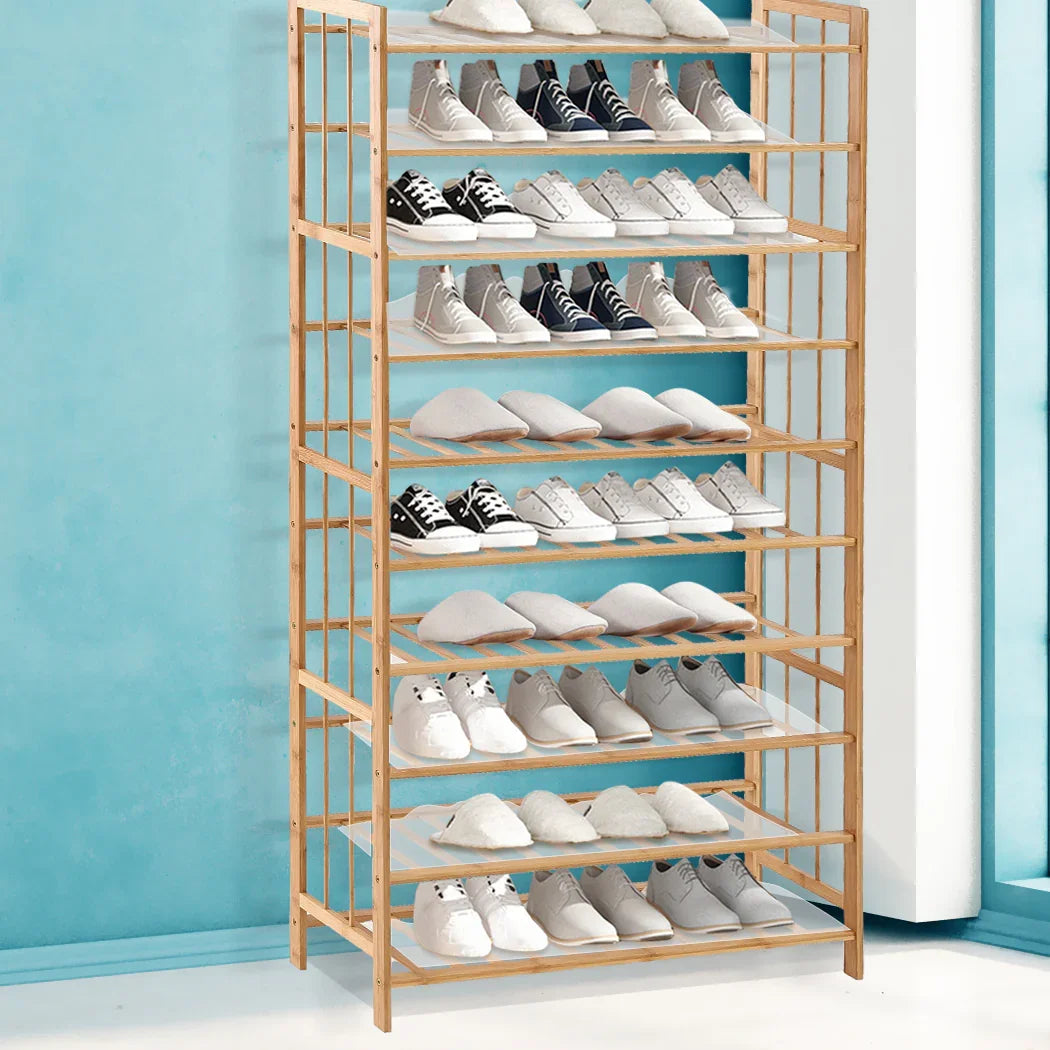 Levede Bamboo Shoe Rack Storage Wooden-2018816813839814662