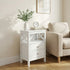 Levede Bedside Table Nightstand Side End Table 2 Drawers Storage Bedroom Cabinet-2050056781207572487
