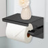 Toilet Paper Holder Roll Bath Tissue Black-2018816622747324422