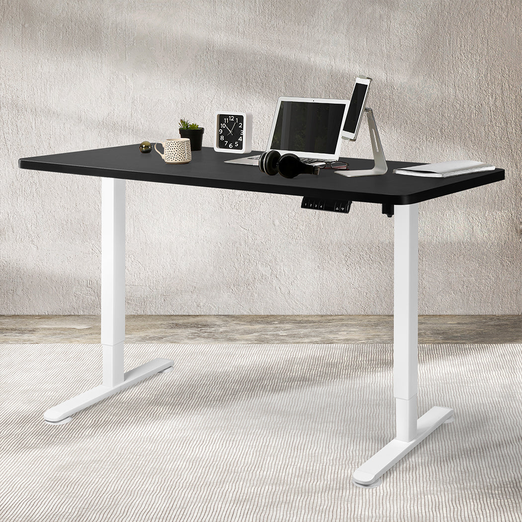 Levede Motorised Standing Desk Height 120cm Black 800x 1.5MM-1942353110714421255