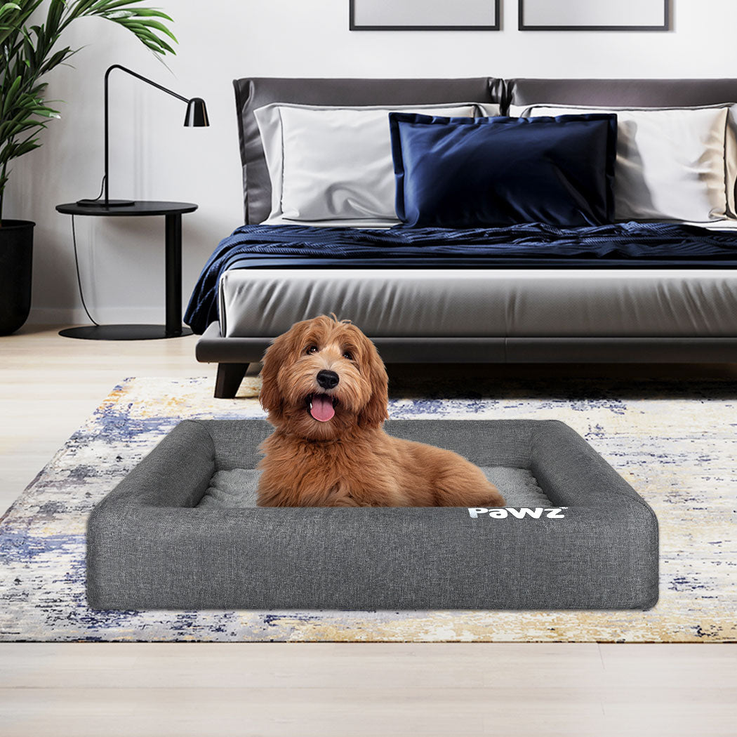 PaWz Memory Foam Pet Bed Calming Dog M Medium-2018816702921445383
