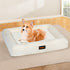 Pawz L Size Orthopedic Dog Bed with Corduroy Removable Cover Waterproof Washable Beige-2065254248819593223