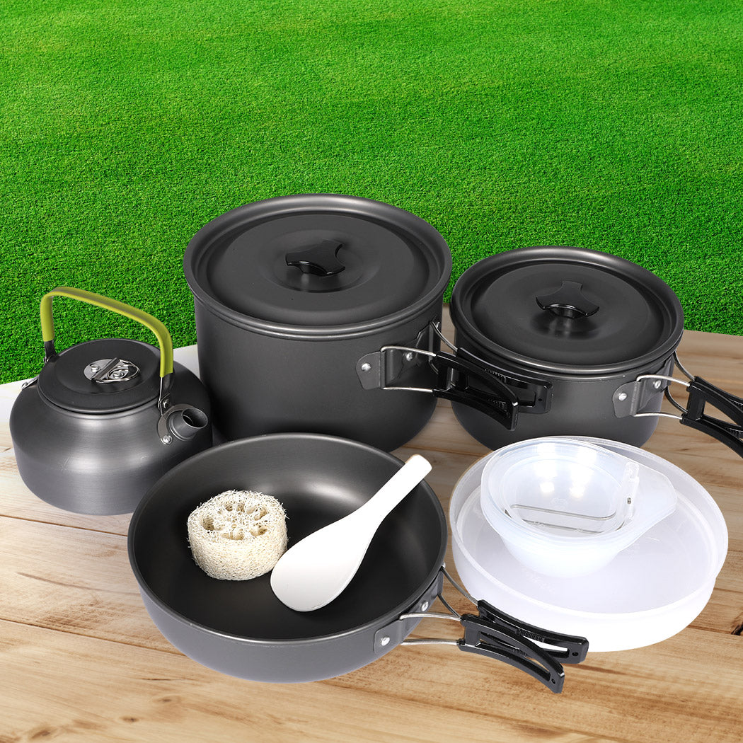 Toque 16Pcs Camping Cookware Set Outdoor-2065254597223649287