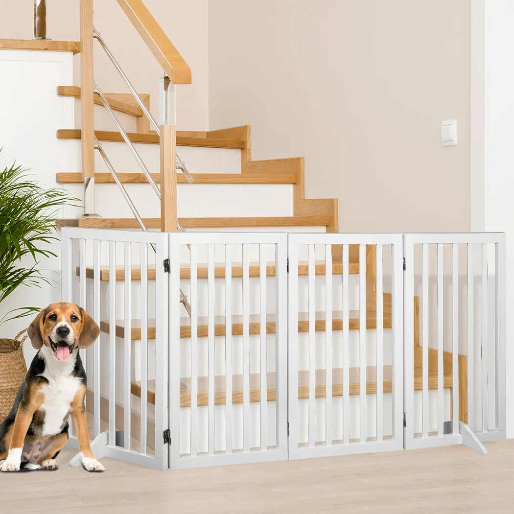 PaWz Wooden Pet Gate Dog Fence Safety White 800x 3MM-2018816807758073863