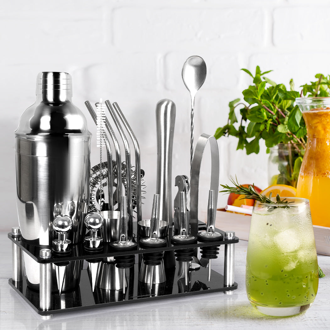 Cocktail Shaker Set Stainless Steel-1886651025528590343