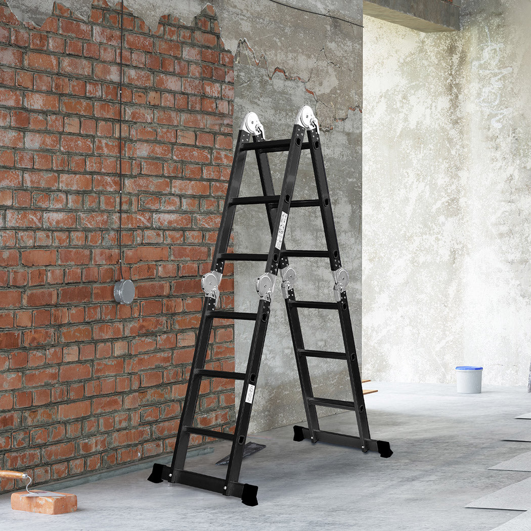 Traderight Multi Purpose Ladder Aluminium 3.6Meter-2065254469096050695