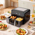 Spector 12L Dual Basket Air Fryer Electric Digital Touchscreen Oil Free Family-2050056774341496839