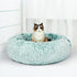 PaWz Pet Bed Cat Dog Donut Nest Calming M Teal Medium-1864184500314050567