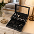 Watch Box 6 Slot Watch Case Jewellry Box PU Leather with Drawer Black-2100034976140627975