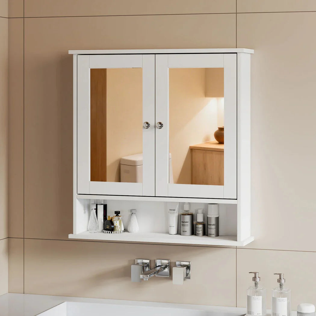 Levede Bathroom Mirror Cabinet Storage Cupboard Shelf-2050056907074441223