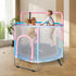 Centra 55" Kids Trampoline Rebounder Pink-2006732697984176135