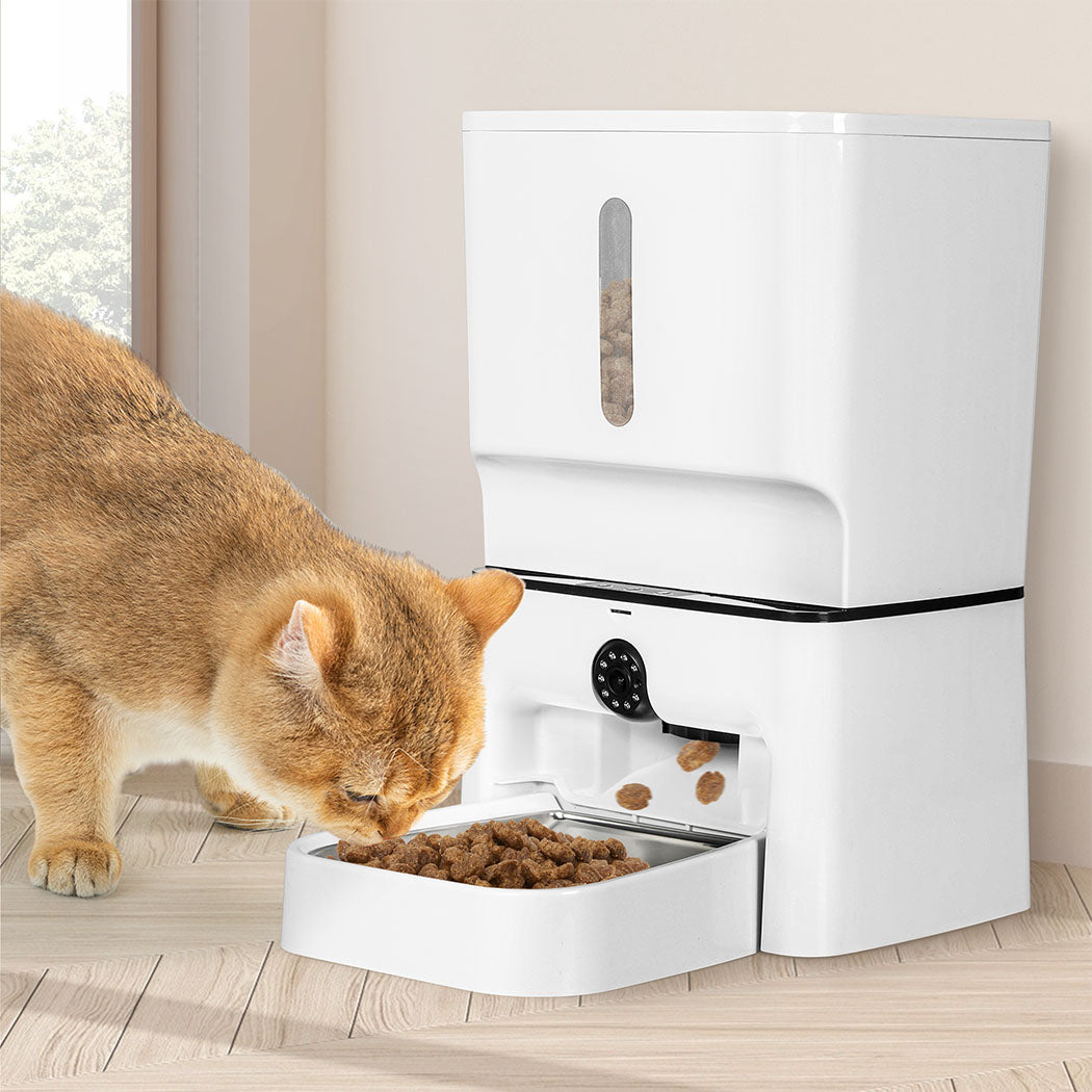 Pawz 2-in-1 Automatic Pet Feeder Wifi Camera Laser Toy-1937319822622855175