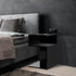 Levede 1xBedside Tables Drawers Side Black-1864184438766833671