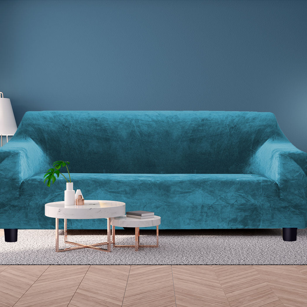 Marlow Sofa Covers 4 Seater High Stretch Green Agate Green-1910112338195910663