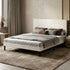 Levede Double Bed Frame Upholstered Adjustable Headboard Platform Mattress Base-2050056771569061895