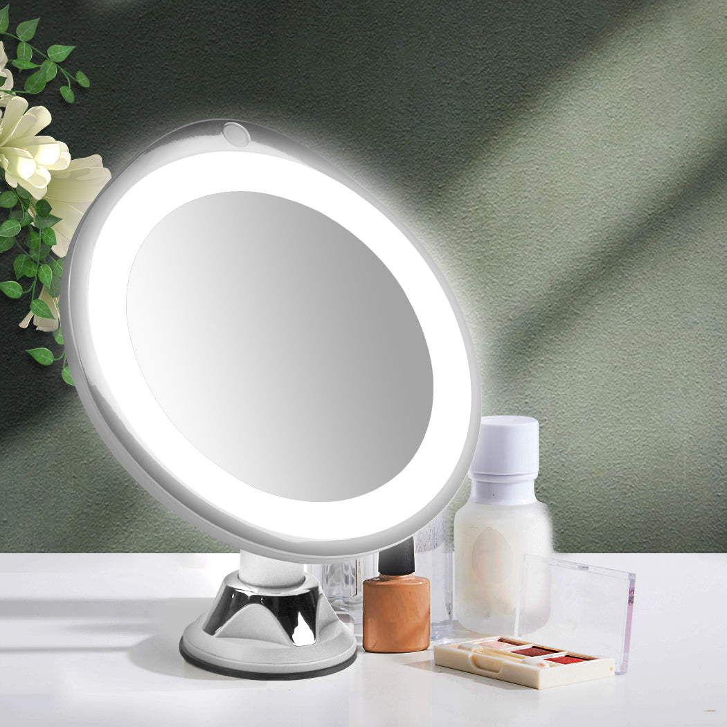 10x Magnifying Makeup LED Mirror 360 Dgree-1864184472627449863