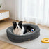 Pawz Orthopedic Plush Dog Bed Soft Washable Pet Bed Grey Cosy Cushion XL Size-2050056794721619975