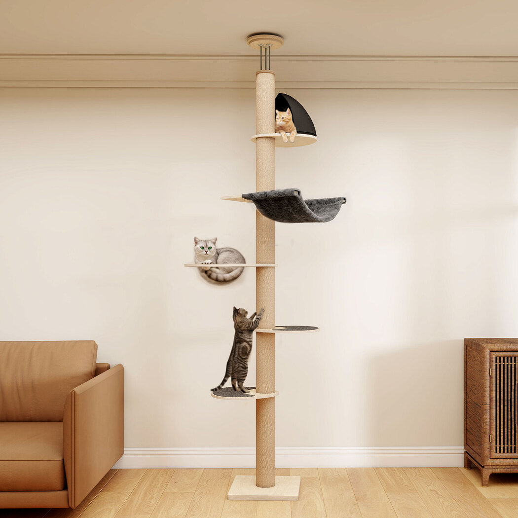 Pawz Cat Tree Tower Scratching Post Scratcher 300cm-2018816603088621575