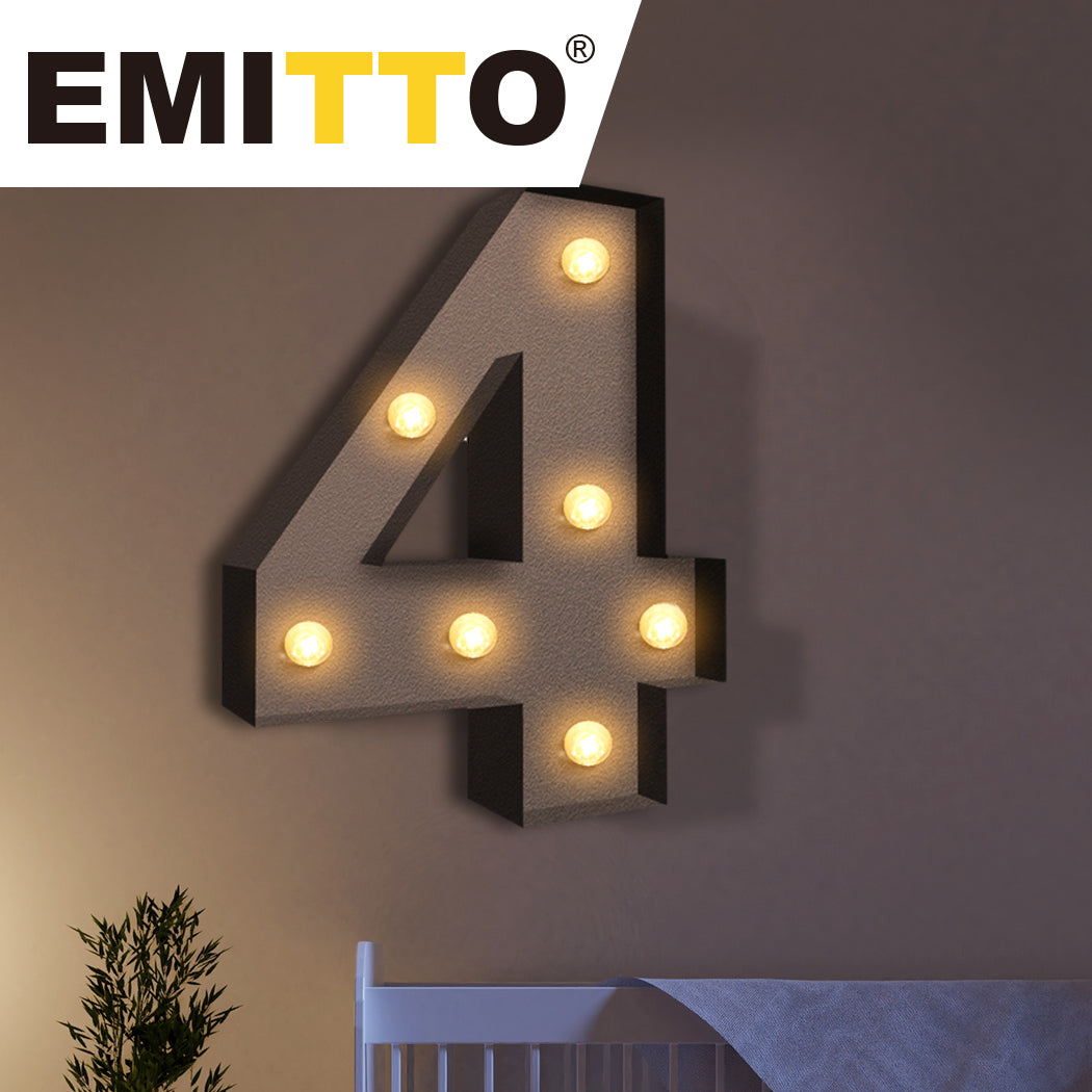 LED Metal Number Lights Free Standing-1942353641809776647