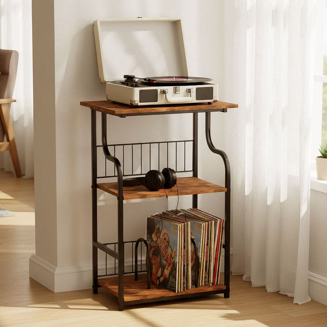 Levede Side Table 3-Tier Storage Shelf Modern Table-2050056752157822983